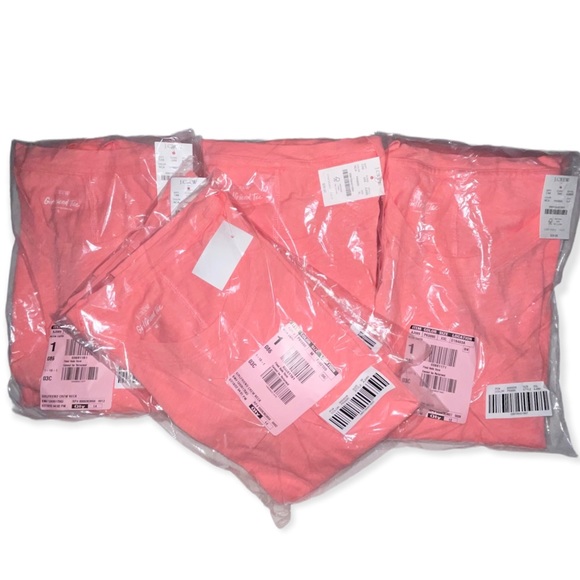 J. CREW Girlfriend Tee Crewneck Neon Capri Short Sleeve T-Shirt - Picture 5 of 10